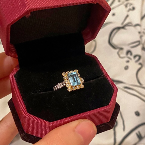 The Blue Topa ring - Picture 3 of 4